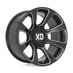 XD Series – XD854 REACTOR – Black – 20″x10″ -18mm – Summer Wheels – XD85421035318N